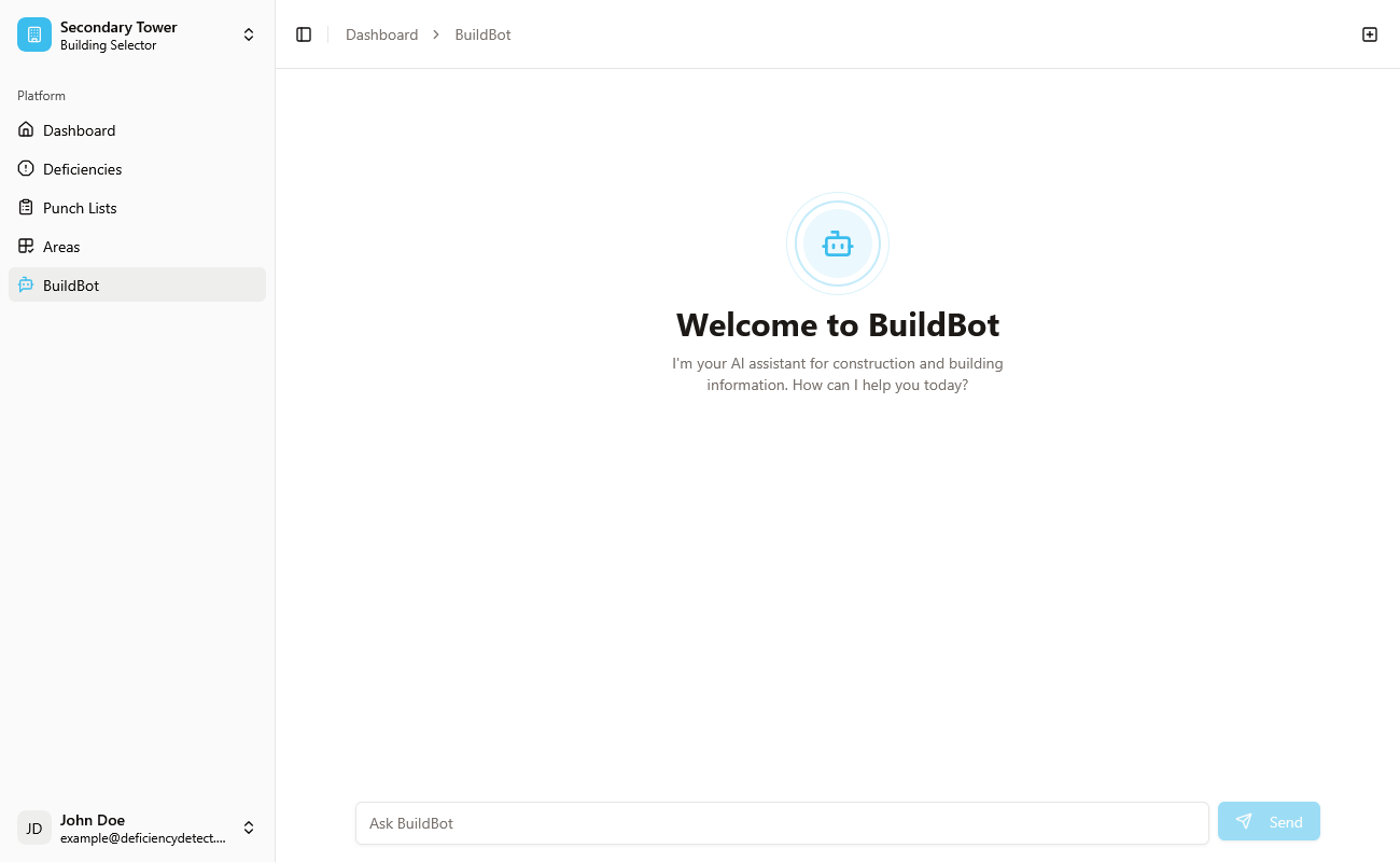 BuildBot Chat Interface