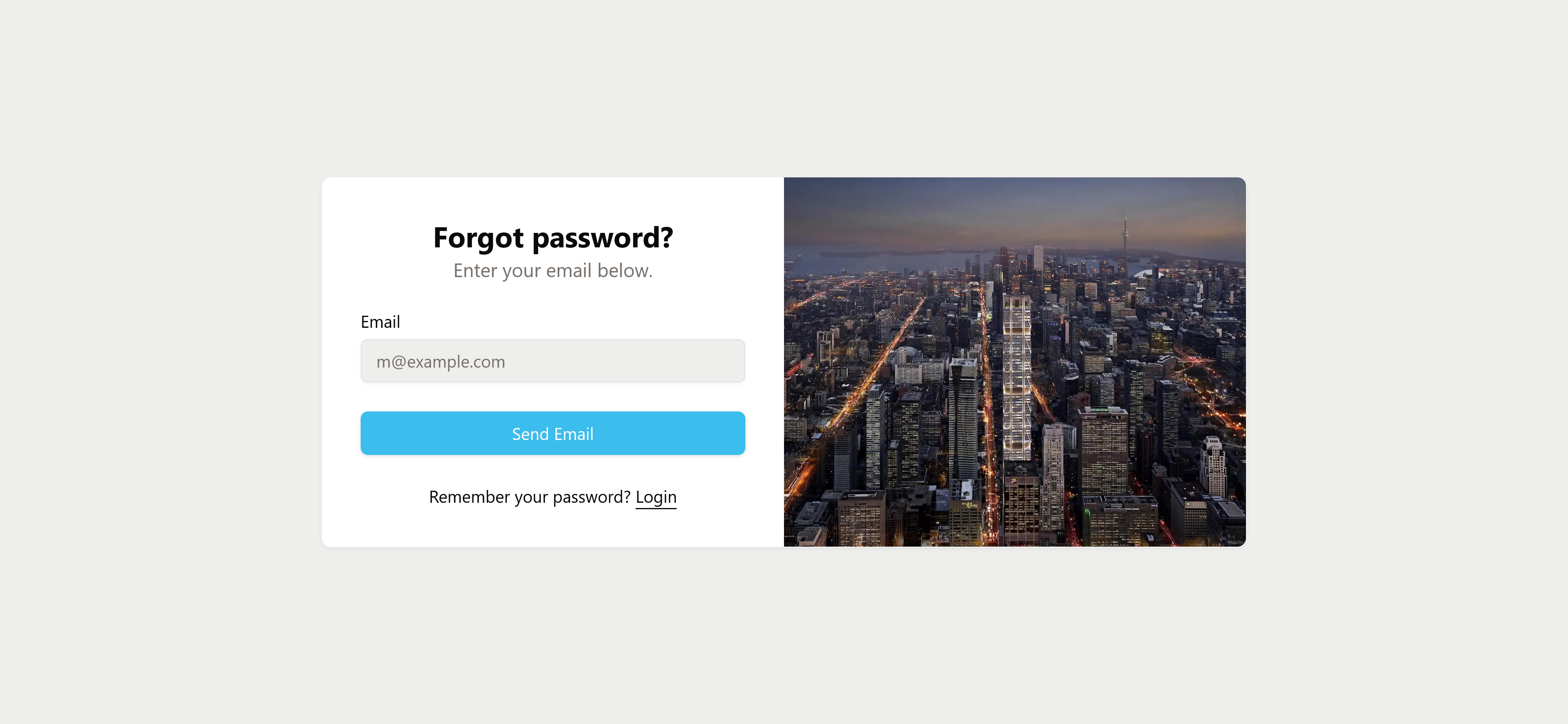 Enter Your Email for Password Reset